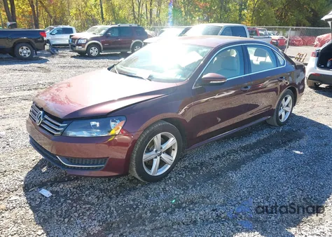 2012 Volkswagen Passat 2.5L Se from USA, damaged, VIN 1VWBP7A3XCC066870